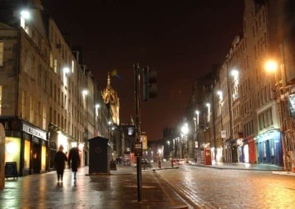 Edinburgh's historic Royal Mile - the capital is one of the UK's 'spookiest' cities alongside Glasgow. Picture: TSPL