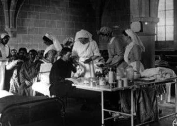 A field hospital at Royaumont Abbey in France. Picture: Contributed