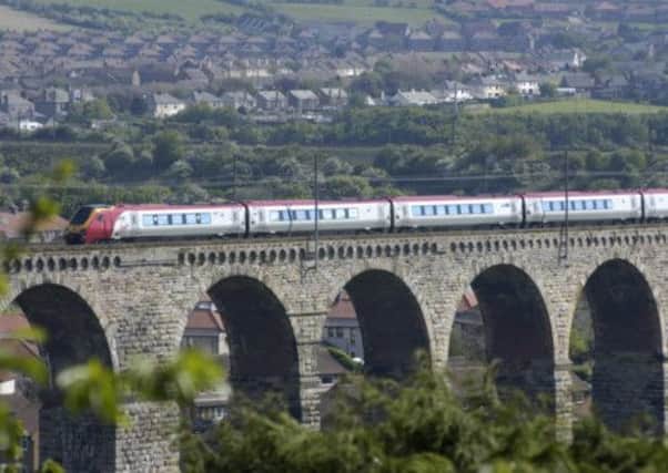 A cross-border Virgin train crossing the bridge in to Berwick Upon Tweed. Picture: TSPL