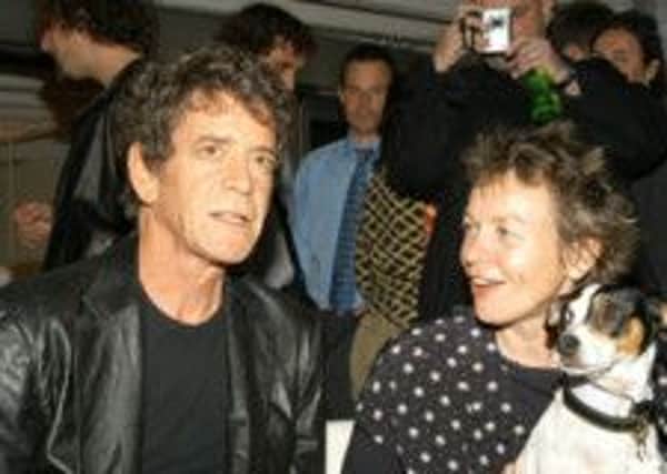 Lou Reed and multimedia artist Laurie Anderson in 2003. Picture: Getty