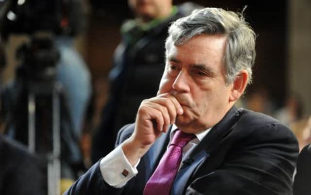 Gordon Brown has come under pressure following his comments. Picture: Jane Barlow