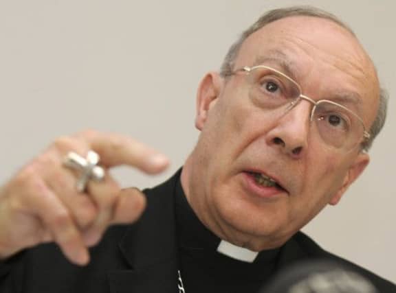 Archbishop Andre-Joseph Leonard suggests alternatives. Picture: AP