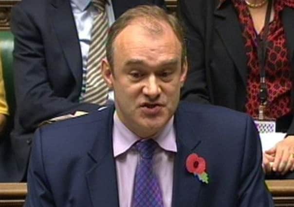 Energy and Climate Change Secretary Ed Davey. Picture: PA