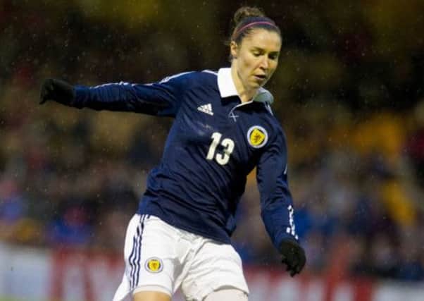 Scotland's Jane Ross grabbed a hat-trick. Picture: SNS