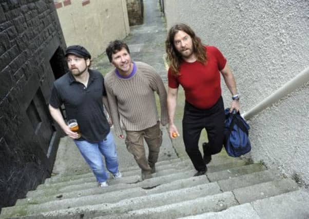 The Lumberjacks - Stewart Francis, Glenn Wool and Craig Campbell. Picture: Phil Wilkinson