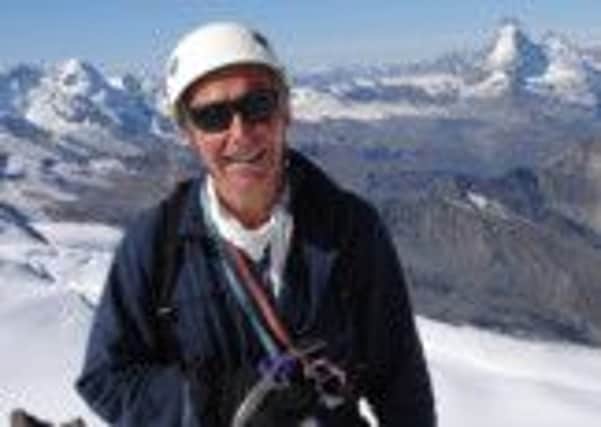 Alan Hinkes, the mountaineer who has conquered the world's highest peaks. Picture: Contributed