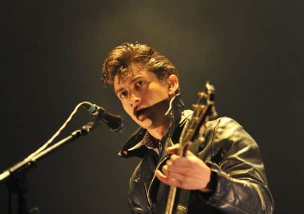 Arctic Monkeys' lead singer Alex Turner has been diagnosed with laryngitis. Picture: Robert Perry