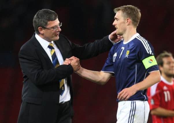 Former manager Craig Levein says it will be brilliant to see long-term absentee Darren Fletcher back in the Scotland fold. Picture: AP