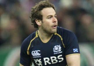 Ruaridh Jackson in action for Scotland. Picture: SNS