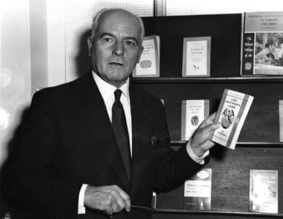 On this day in 1960 Penguin Books was cleared of obscenity for publishing Lady Chatterleys Lover. Pictured is the publishers founder Sir Allen Lane. Picture: Getty