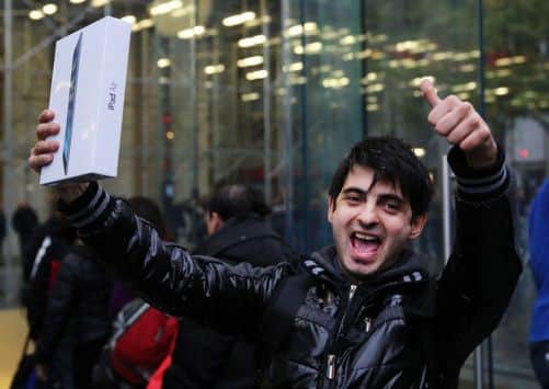 Apples latest tablet, the iPad Air, went on sale today. Picture: Getty