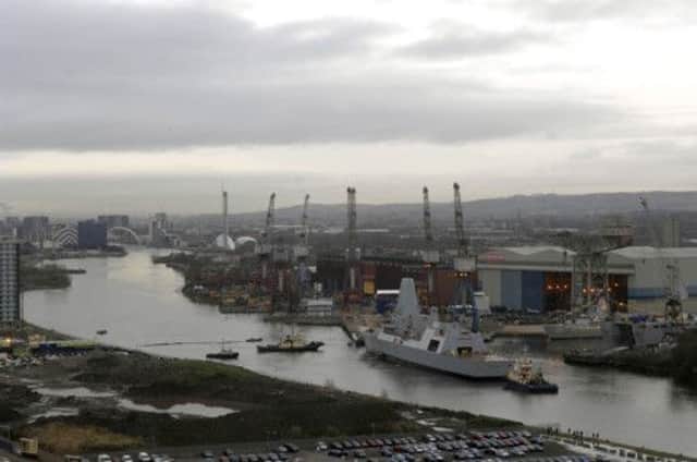 The future of BAE System's Govan yard is uncertain. Picture: Ian Rutherford