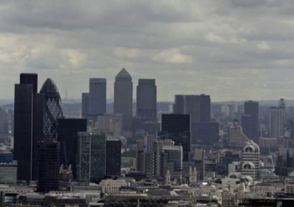 The number of jobs in the City fell last month despite signs of a recovery in the economy. Picture: AP