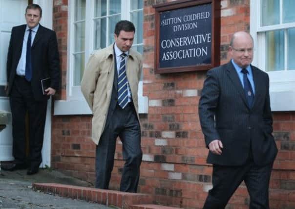 Sgt Chris Jones, Det Sgt Stuart Hinton and Insp Ken McKaill could face contempt of parliament charges. Picture: Getty
