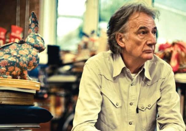 Designer Sir Paul Smith, who doesn't use the internet, pictured in his office. Picture: Contributed