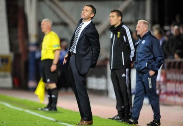 Queen of the South's manager Jim McIntyre. Picture: Jane Barlow