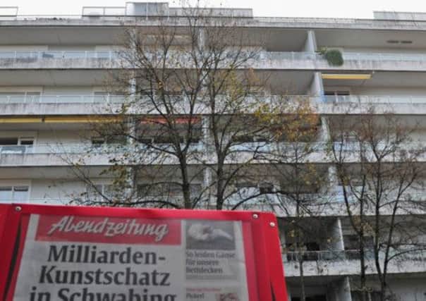 The first paintings were reportedly found in this Munich apartment block. Picture: Getty