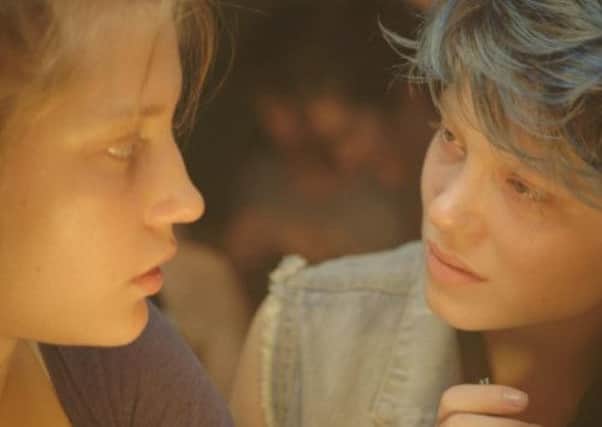 Lea Seydoux, left, with Adele Exarchopoulos in Blue is the Warmest Colour. Picture: Contributed