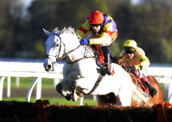 Tom Scudamore and Grands Crus trail home a disappointing fifth at Kempton. Picture: Getty
