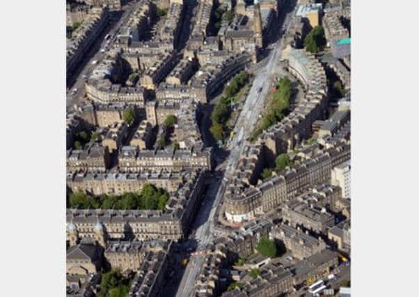 The stops on the Edinburgh tram route have been photographed from the skies above the city. Pictures: City of Edinburgh Council