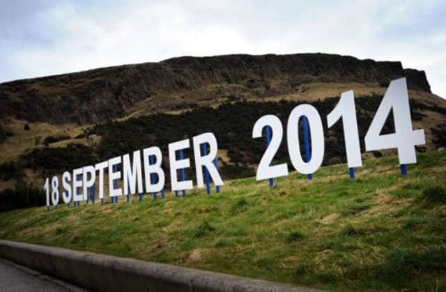 The referendum will take place on Thursday 18 September 2014. Picture: Jane Barlow