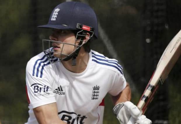 Alastair Cook played a straight bat to Shane Warne's claims that England are 'boring'. Picture: AP