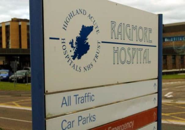 Raigmore Hospital in Inverness, where a superbug outbreak has forced a ward to close. Picture: PA