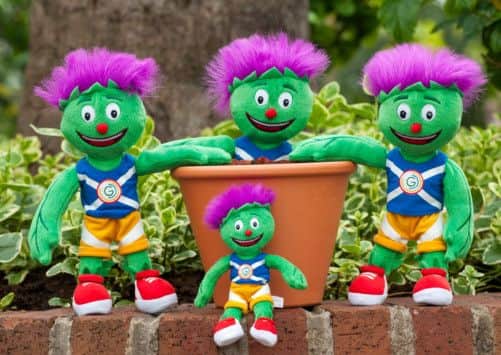 Glasgow 2014 mascot Clyde the Thistle. Picture: John Young