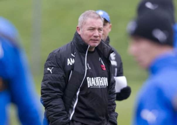 Ally McCoist has had no one to discuss transfers with since Craig Mather quit three weeks ago. Picture: SNS