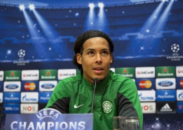 Celtic defender Virgil van Dijk. Picture: Reuters