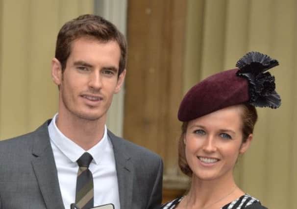 Andy Murray pictured with long-term girlfriend Kim Sears. Picture: AFP