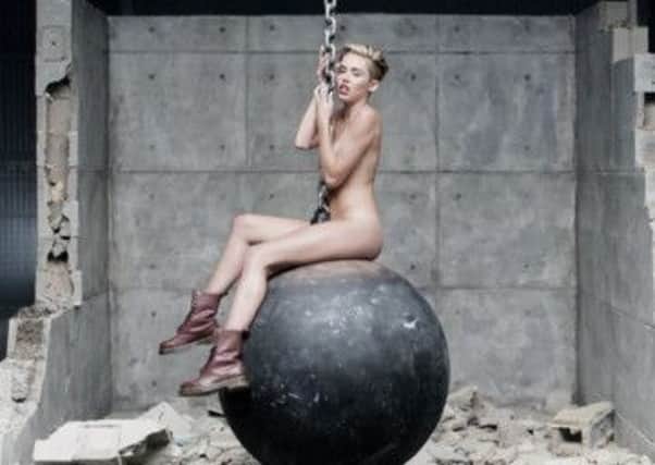 Website Netmums.com said music videos by stars such as Miley Cyrus, above, are sending out a toxic message to young children