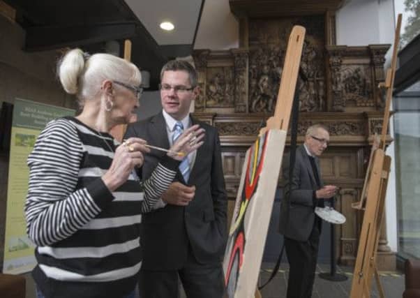 Local Government and Planning Minister Derek Mackay in Glasgow to unveil the plans. Picture: Jeff Holmes