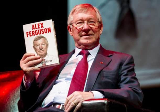 Sir Alex Ferguson was so committed to his book tour he missed a Manchester United game in Europe to attend a Q&A at Aberdeen Music Hall on Tuesday. Picture: SNS