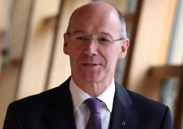 John Swinney: 'This highlights the progress being made'. Picture: PA