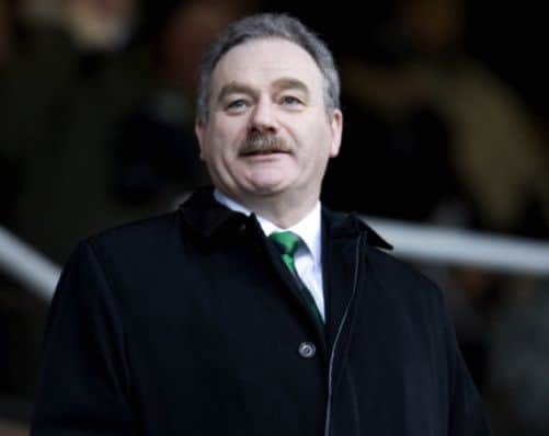 Hibs chaiman Rod Petrie