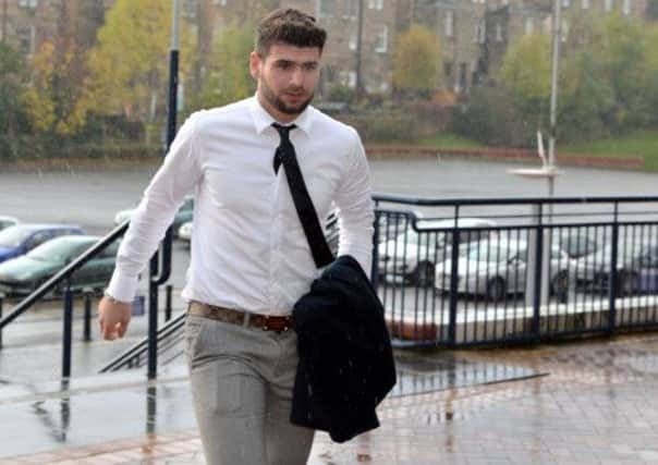Nadir Ciftci arrives at Hampden for a disciplinary hearing. Picture: SNS