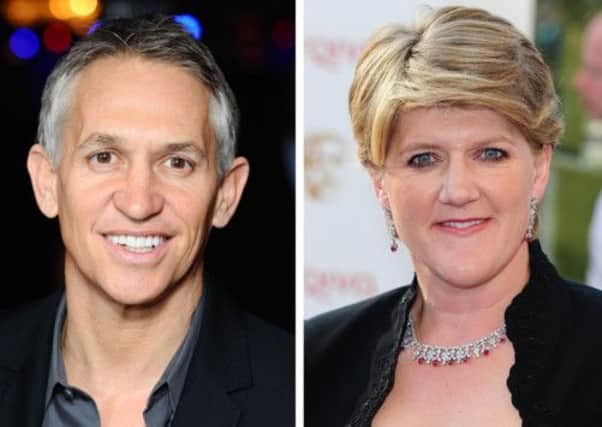 Presenters Gary Lineker and Clare Balding will lead the BBC's coverage of the Glasgow 2014 Commonwealth Games. Picture: PA