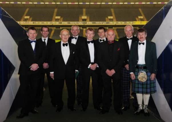 The inductess gather at Murrayfield for last nights dinner. Picture: Jane Barlow