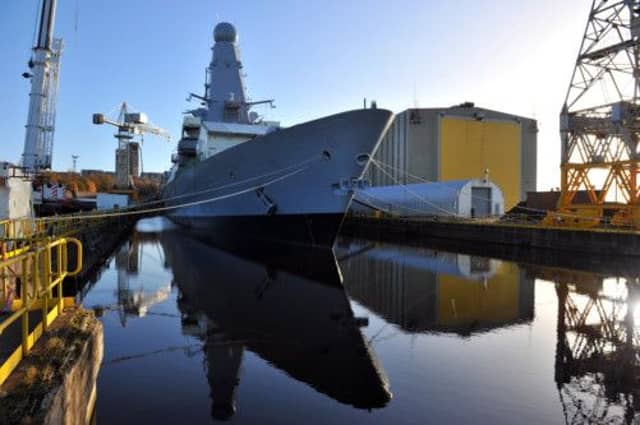 Nicola Sturgeon will be joined by Finance Secretary John Swinney on a visit to BAE's Scotstoun yard. Picture: Robert Perry