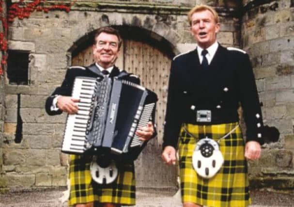 In their prime, brothers Tom (left) and Jack Alexander had their own television show and toured the world. Picture: Contributed