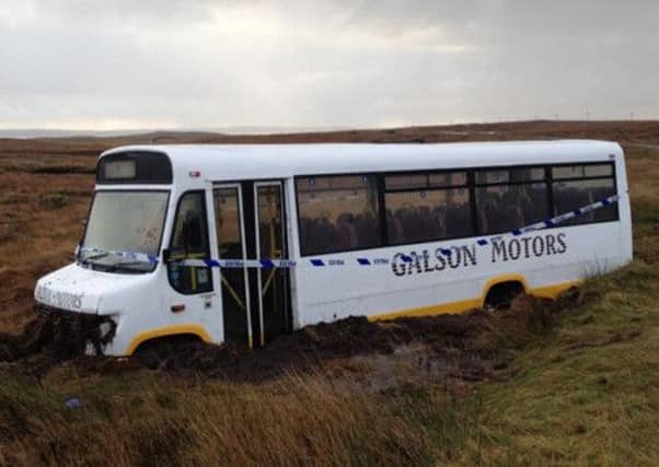 The scene of the crash of Lewis. Picture: submitted
