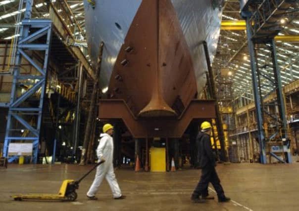 Scotstoun shipyard on the Clyde, a location that encapsulates the heritage of the industry. Picture: Ian Rutherford
