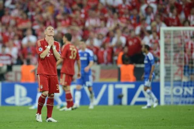 Bayern Munichs defeat in the 2012 Champions League final was a case of home advantage falling flat. Picture: AFP/Getty