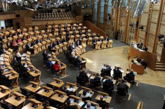 MSPs are currently discussing new legislation to guide spending. Picture: Ian Rutherford
