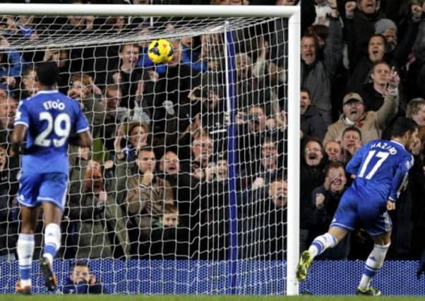 Hazard's late penalty saved Jose Mourinhos home record. Picture: Getty