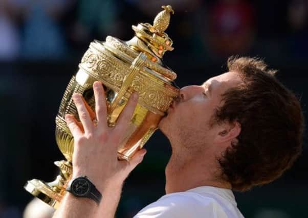 Andy Murray can add the Lonsdale Trophy to his Wimbledon title. Picture: Getty