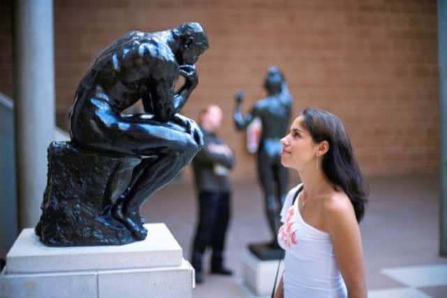 The Thinker by Rodin on show at The Burrell collection. Picture: PA