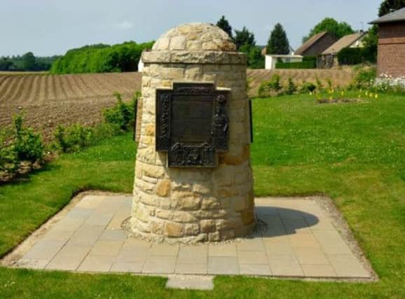 McCrae's Battalion Memorial Cairn. Picture: Fraser Parkinson