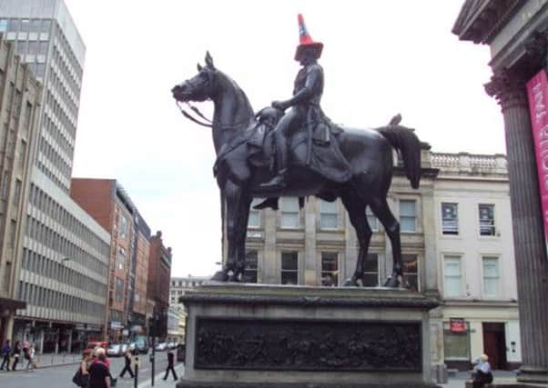 The Duke of Wellington statue is, more often than not, seen sporting a traffic cone. Picture: Complimentary